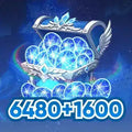 شحن 6480 + 1600 كرونال نيكس Honkai Star Rail سريع وآمن