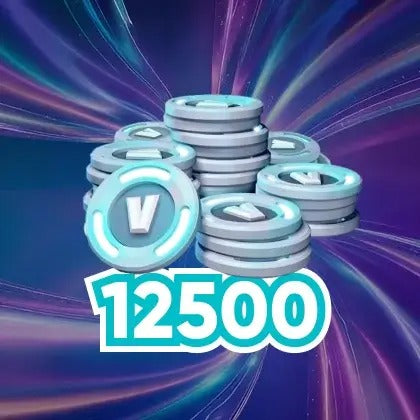شحن 12500 V-Bucks فورت نايت سريع وآمن