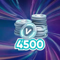 شحن 4500 V-Bucks فورت نايت سريع وآمن