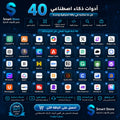 باقة 40+ أداة احترافية للتسويق والتصميم والذكاء الاصطناعي باشتراك شهري وسنوي
