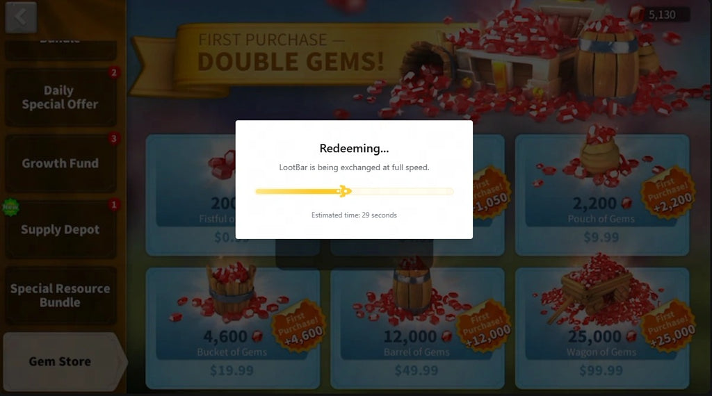 شحن Rise of Kingdoms Any 14.99 Pack | شحن سريع وآمن