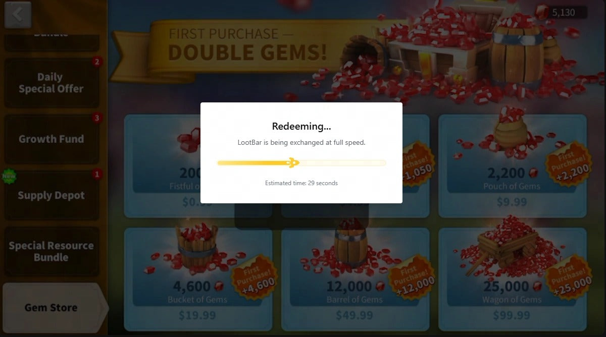 شحن Rise of Kingdoms Any 99.99 Pack | شحن سريع وآمن