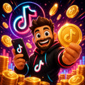 شحن 5000 كوينز تيك توك TikTok Coins سريع وآمن