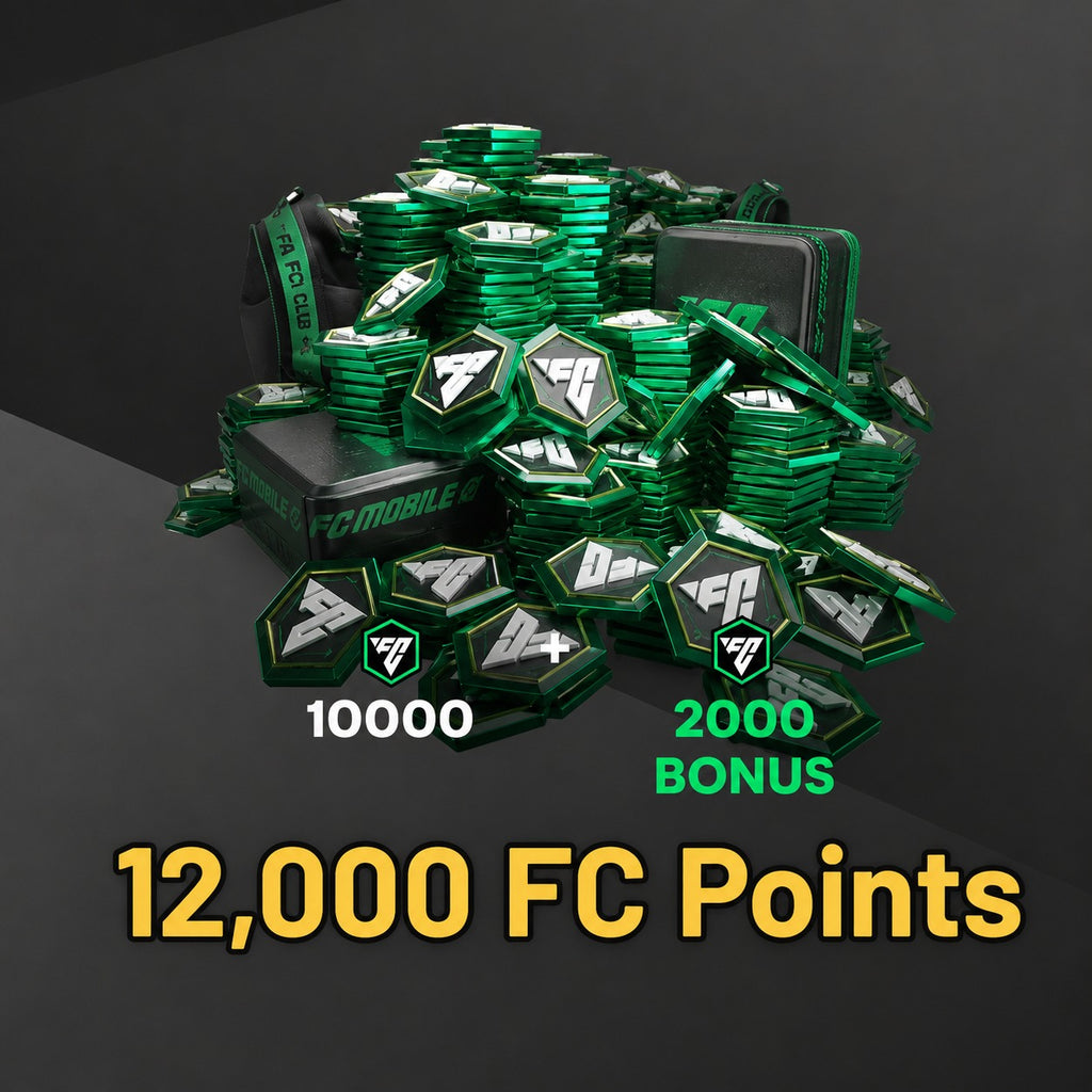 شحن 12000 FC Points فيفا موبايل FC Mobile سريع وآمن